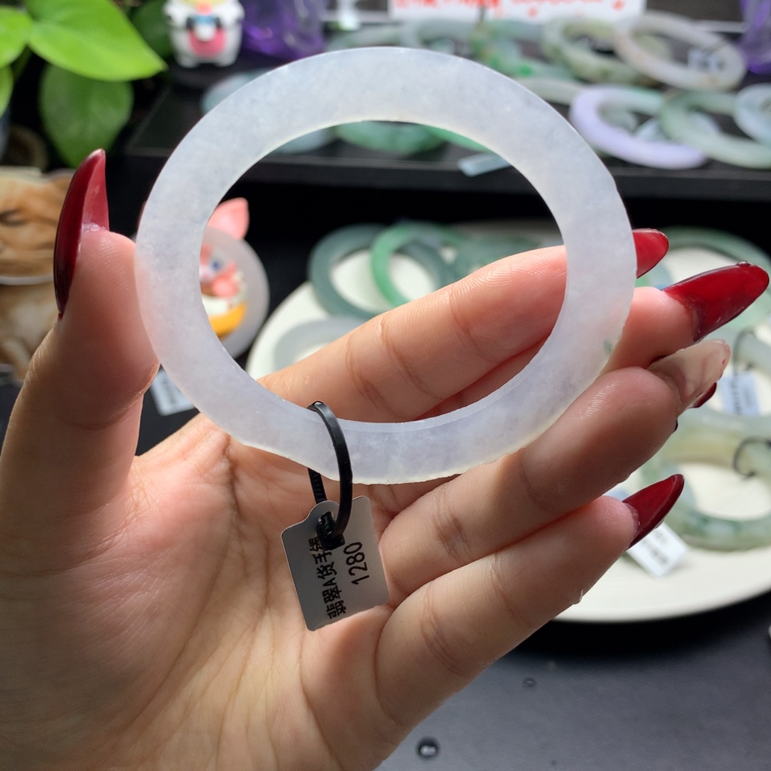 定制翡翠叮当镯未镶嵌51/56