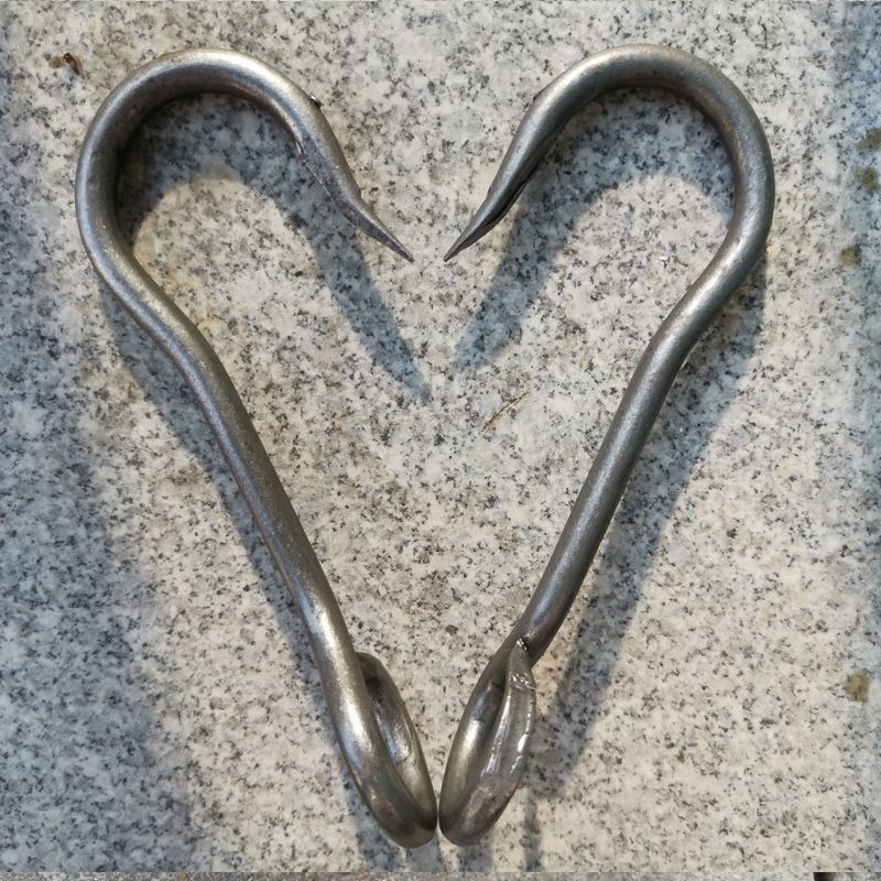 老式扁担钩农用挑水铁钩吊钩担水钩子扁担家用一整套挑货农用工具