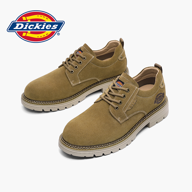 男士工装鞋冬季男鞋2025新款马丁鞋男款低帮英伦大头鞋男