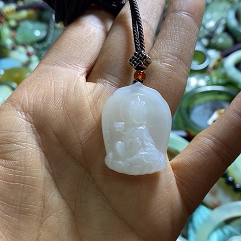 岫玉颈饰未镶嵌自己备注口径