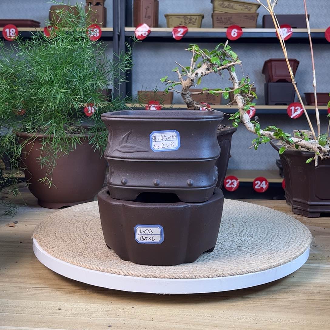 紫砂花盆紫砂花盆