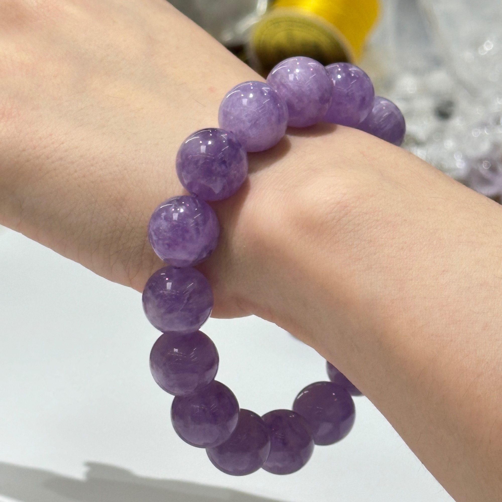 薰衣草紫色卡14+（手串随缘不支持退还介意勿拍）