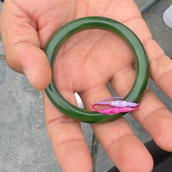 未镶嵌手镯和田玉57➕