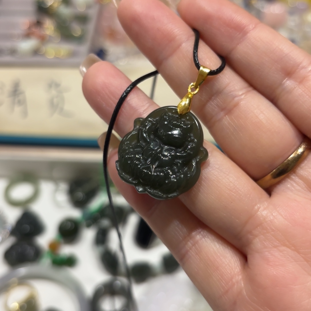 和田玉合金颈饰28995