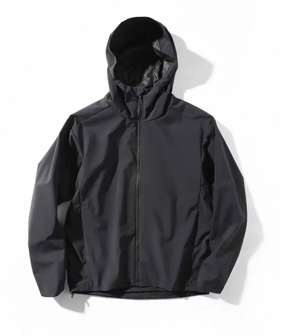 sln-1春秋男女款户外防风防水连帽夹克/3D立裁软壳冲锋