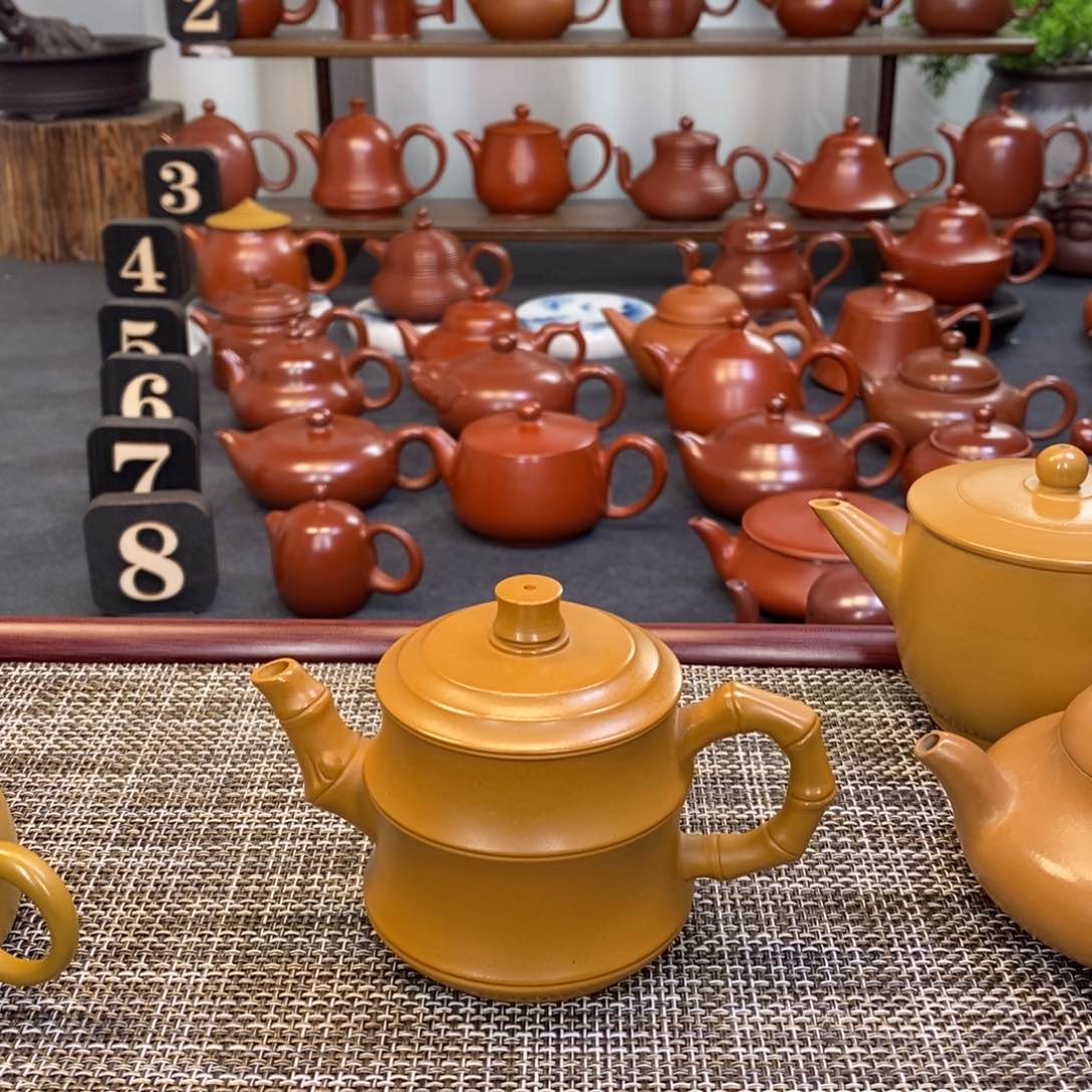 紫砂茶壶葛*哥潮州手工艺