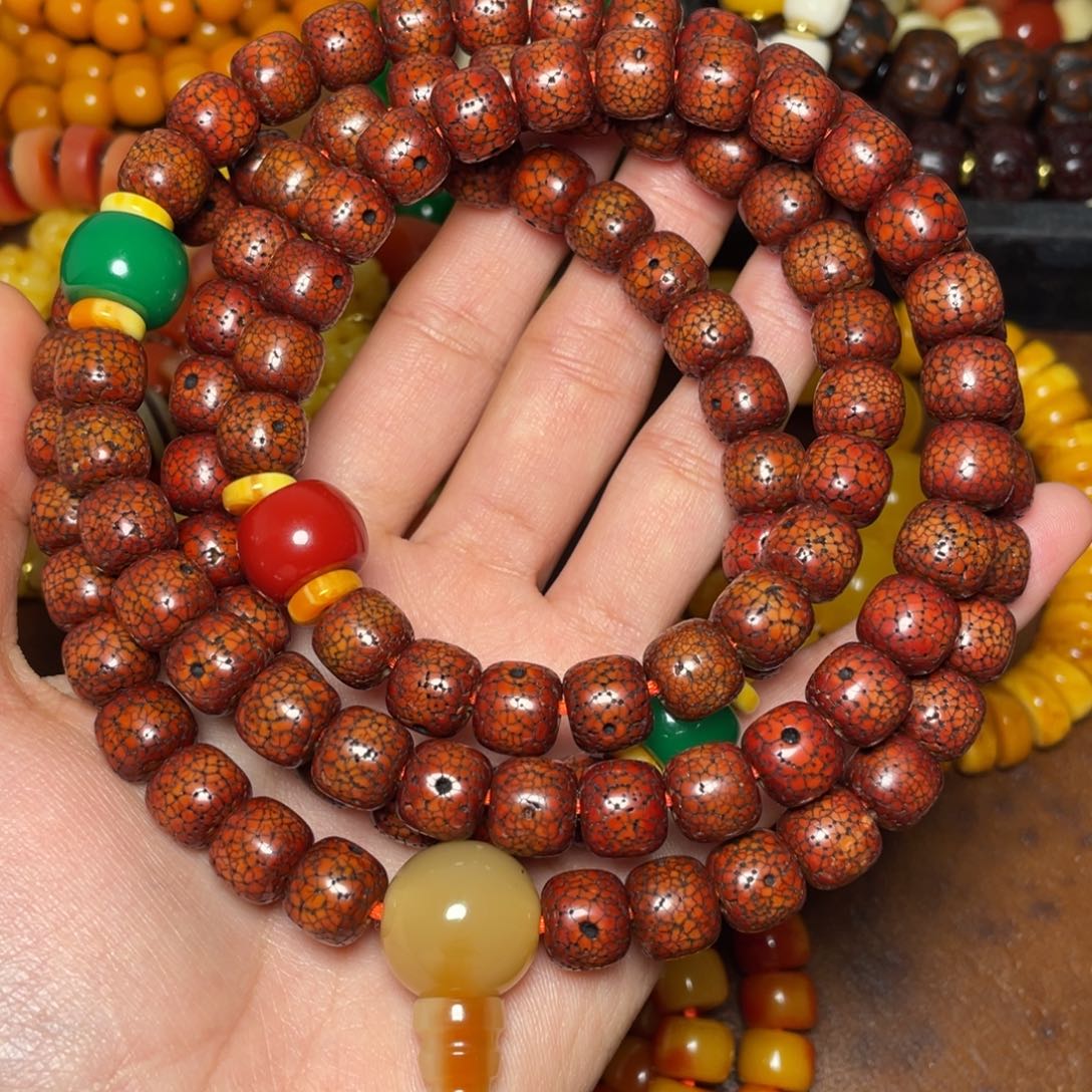 藏传文玩长串念珠