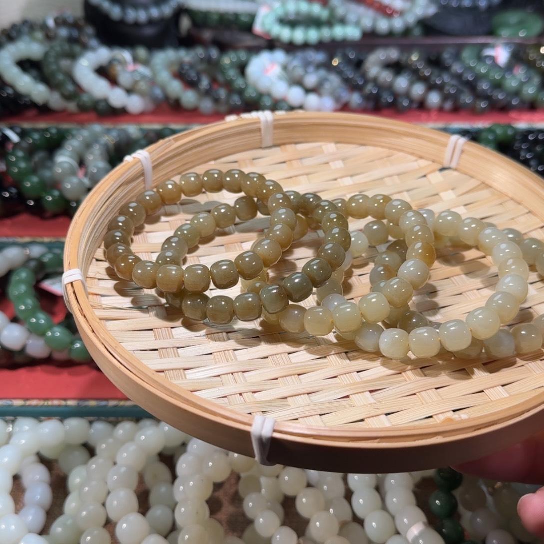 和田玉未镶嵌手链多样性发货拍一发一