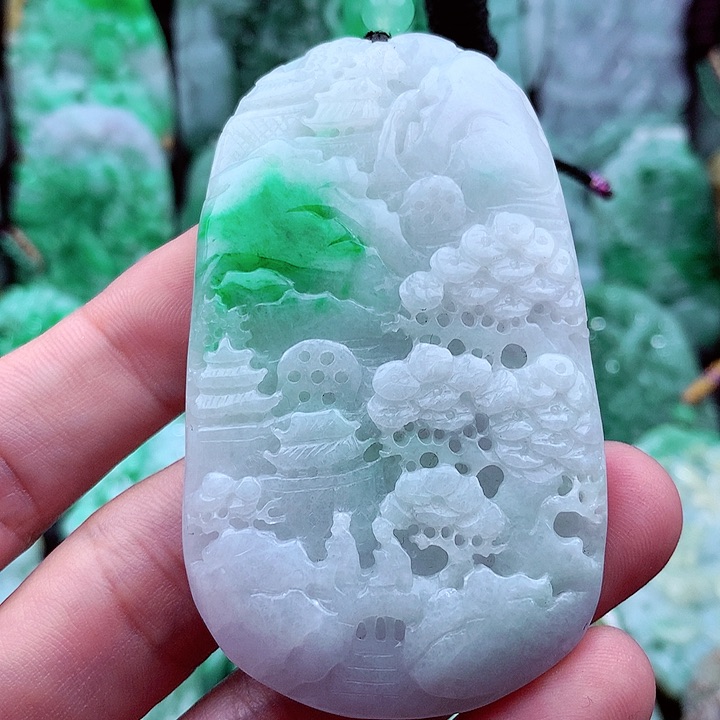 翡翠吊坠(不含链)未镶嵌