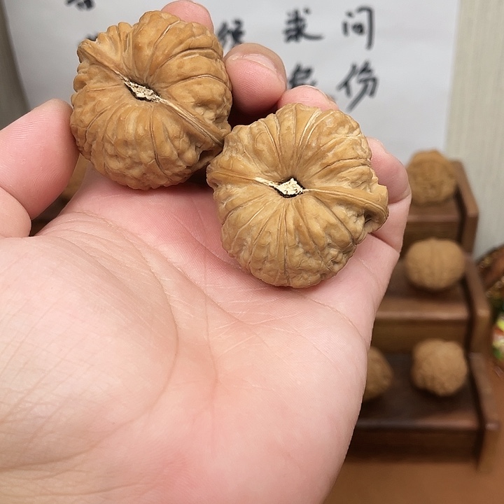 把件文玩核桃南瓜墩