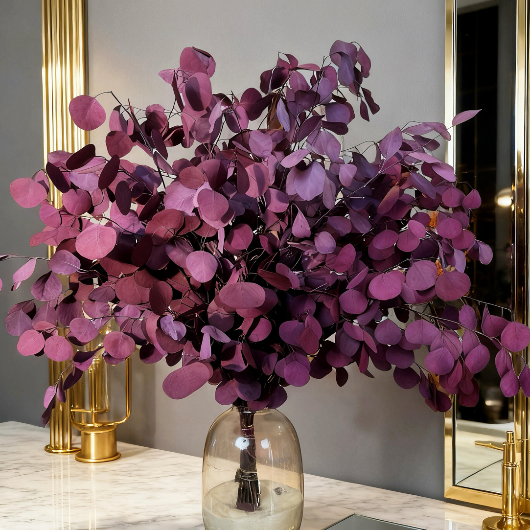 【红色苹果尤加利叶】鲜花花束白玫瑰多头百合干花花小众花材的束花