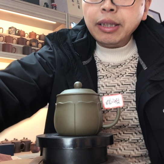 绿泥茶杯莲子杯容量300