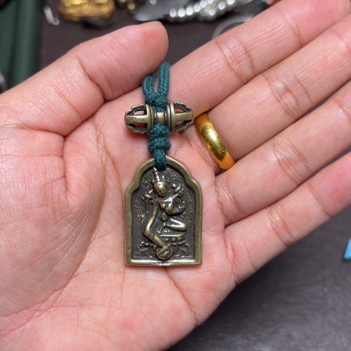 玻璃颈饰藏传喜马拉雅