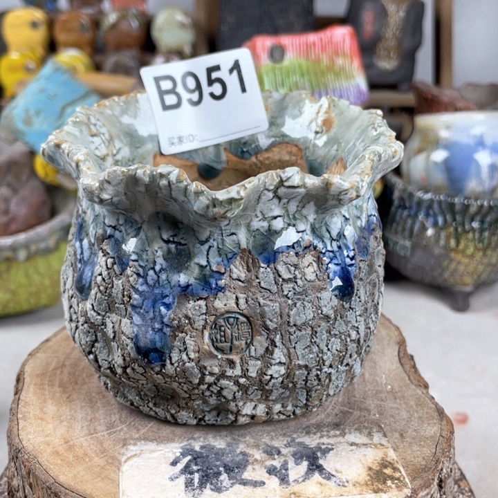 紫砂花盆开播福利 陶瓷花盆
