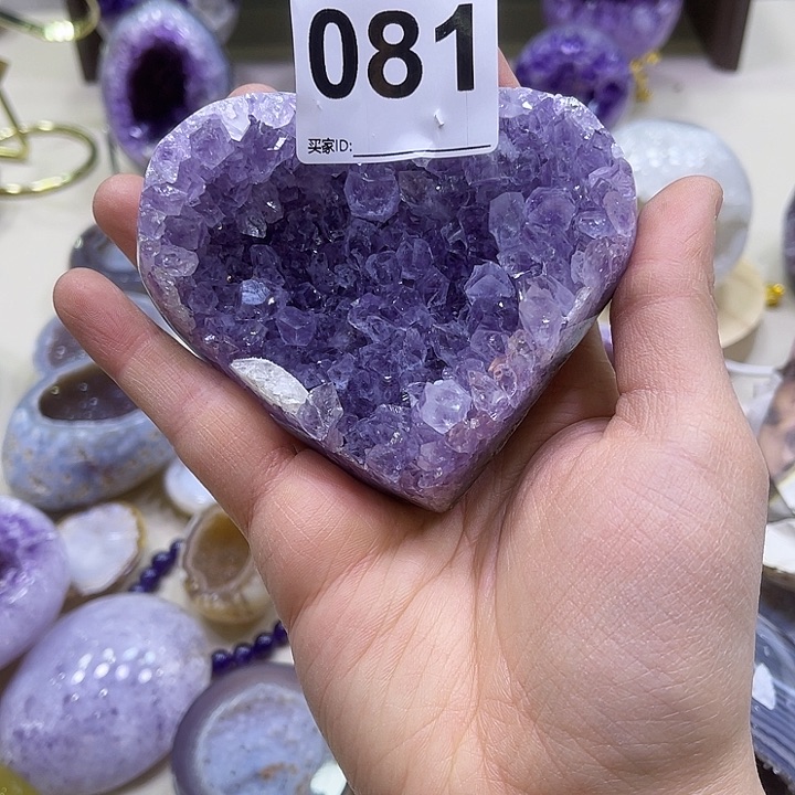 紫晶摆件未镶嵌摆件081