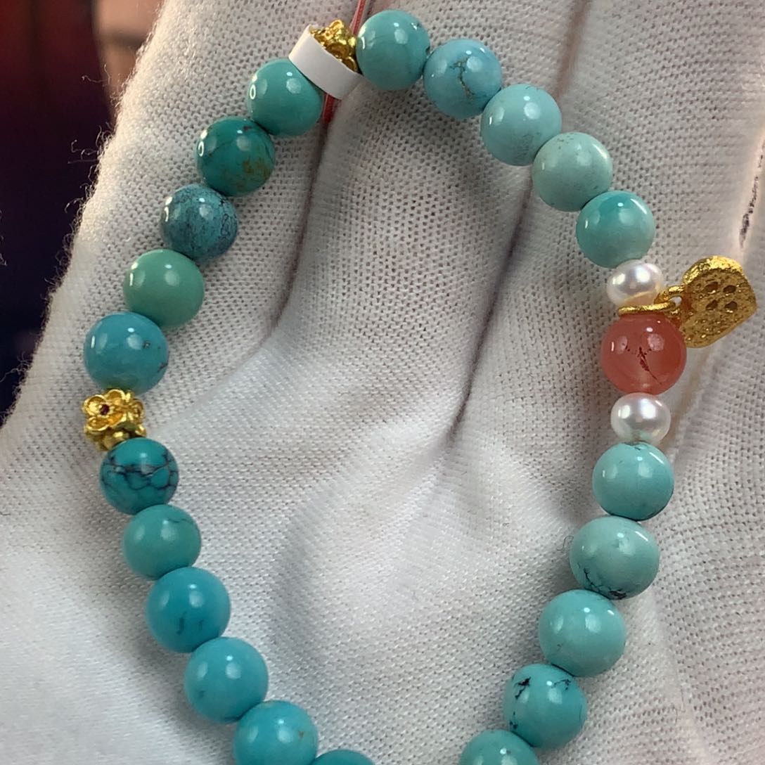 绿松石珠宝奇石未镶嵌