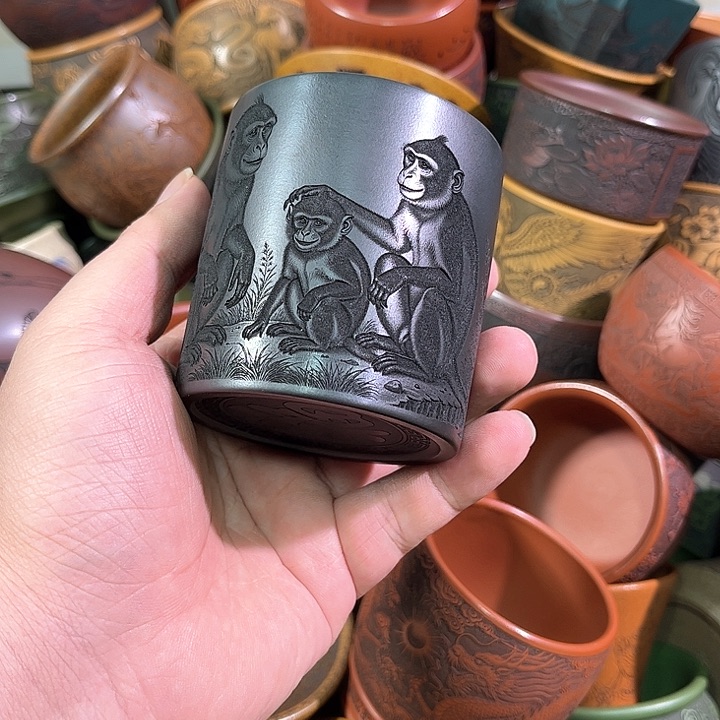 茶杯紫砂全手工紫砂主人杯