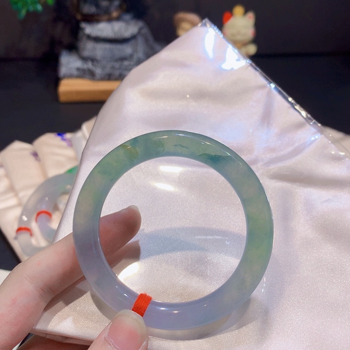 翡翠未镶嵌手镯翡翠手镯50圈口