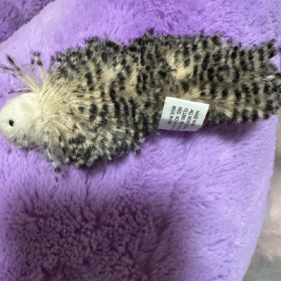 可爱的小毛毛虫挂件