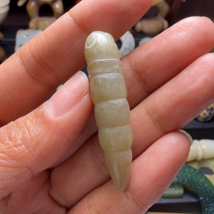 和田玉（糖玉）未镶嵌车挂