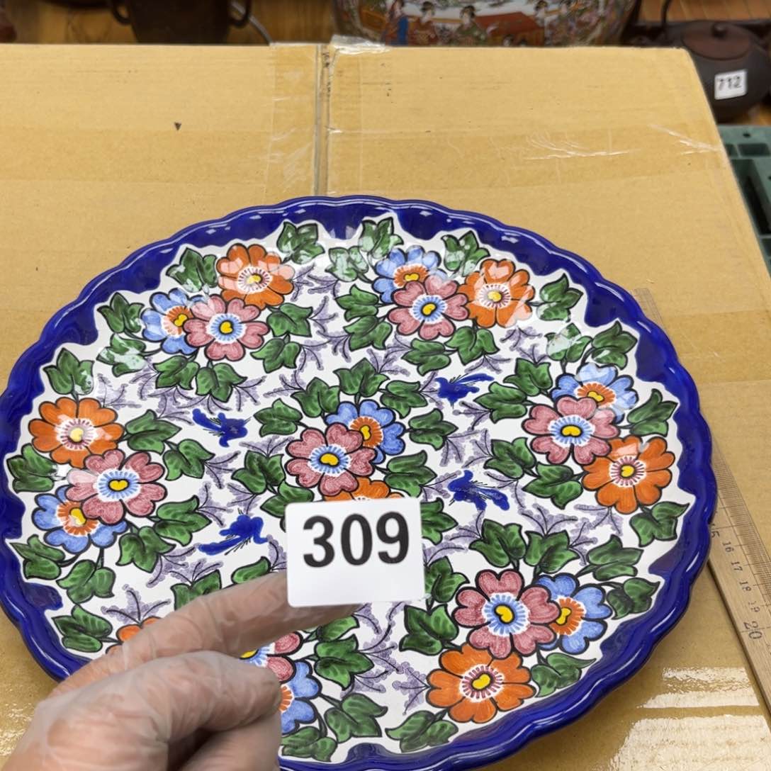 瓷片摆件工艺品摆件666 