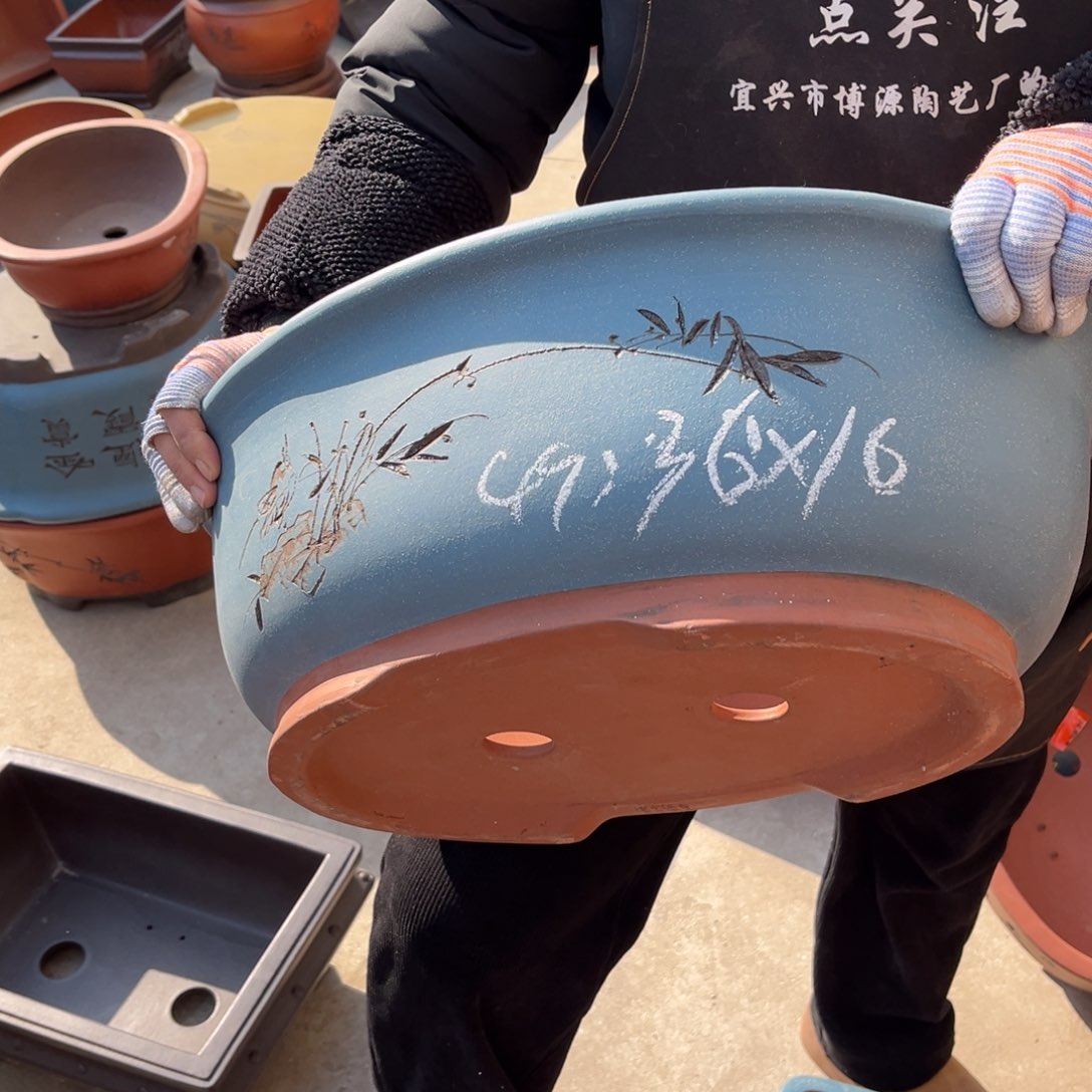 紫砂花盆盆景艺术