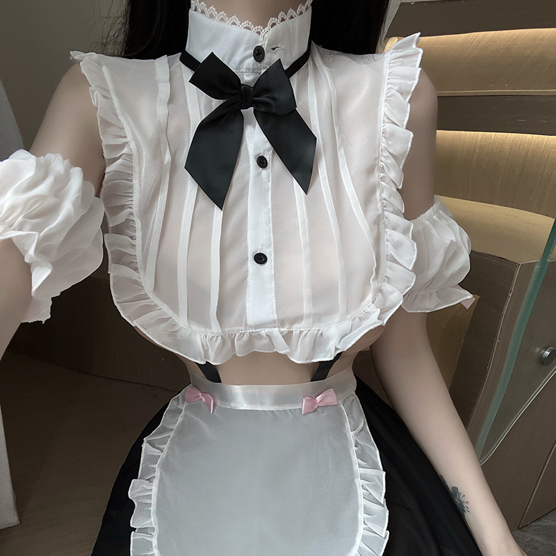 性感制服内衣性感睡衣战袍套装纯欲诱惑