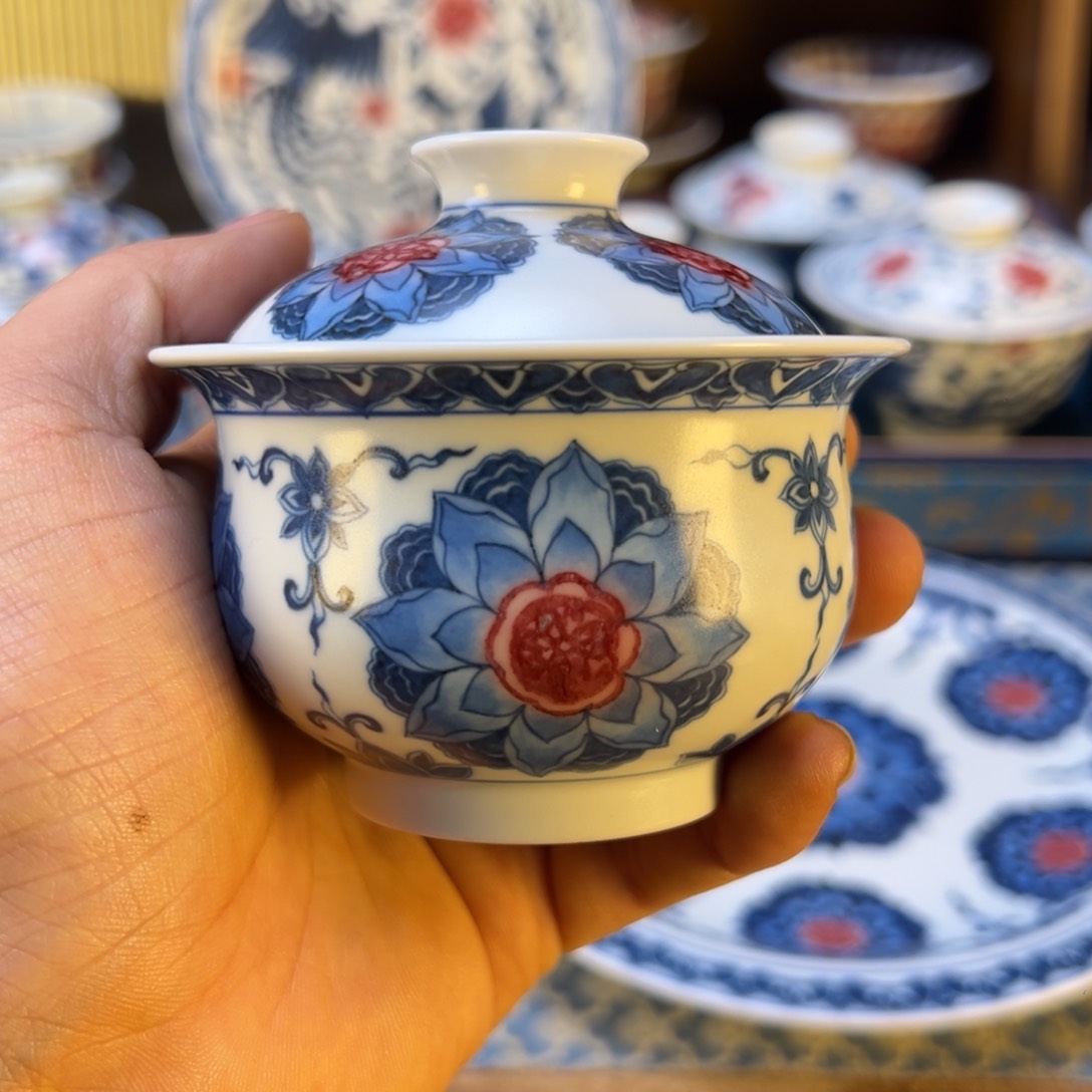 盖碗景德镇茶器百宝箱