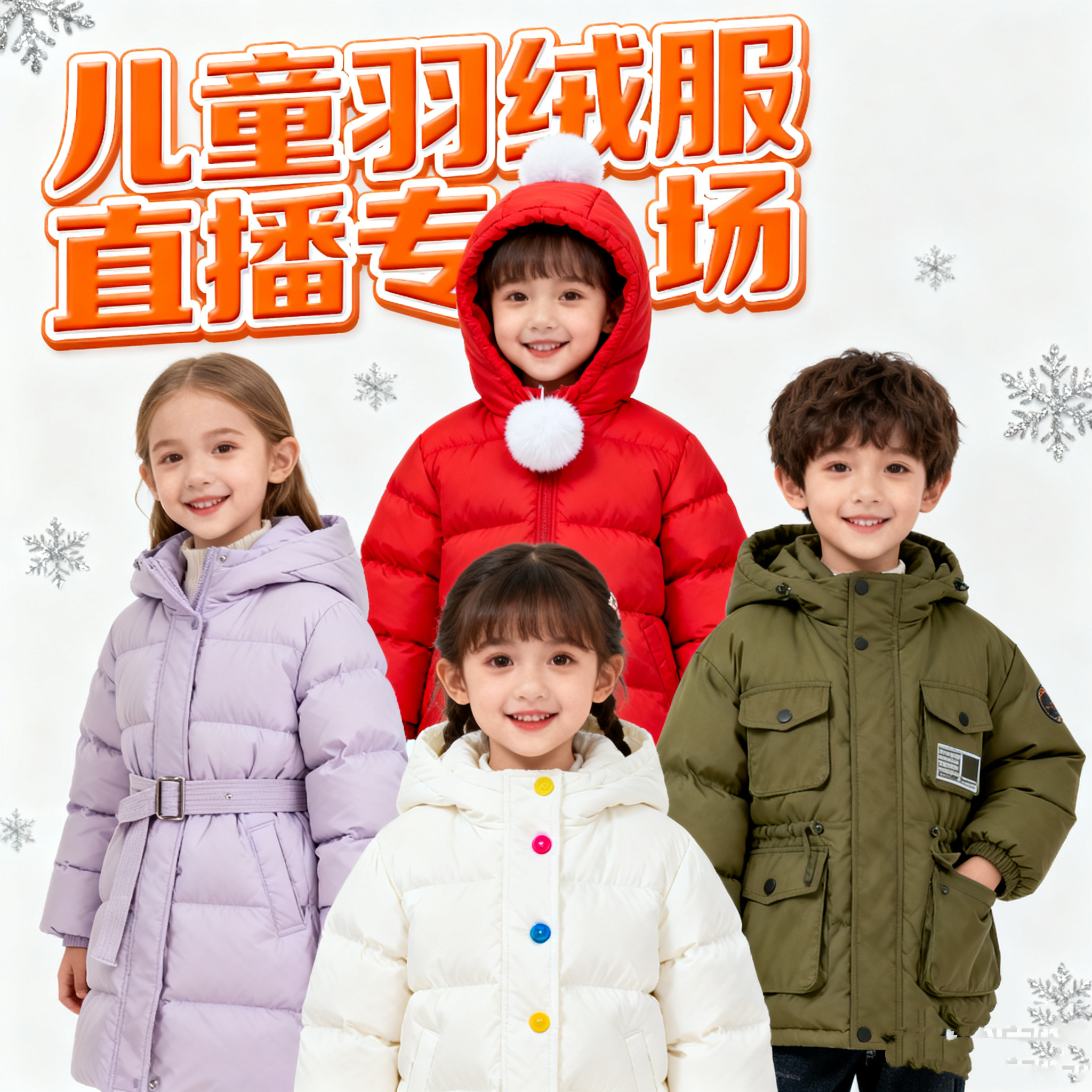 实体童装品牌以直播间为准