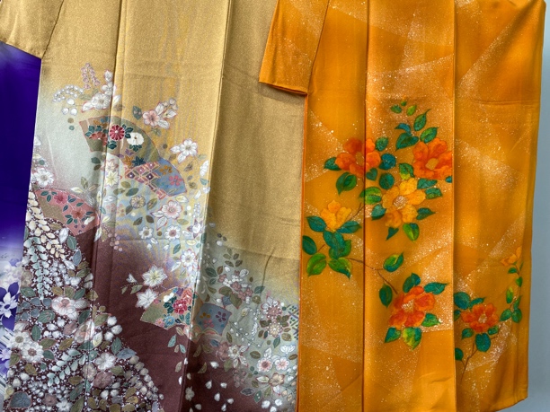 正绢真丝和服布料手工DIY-中古品默认微瑕NO退N O换