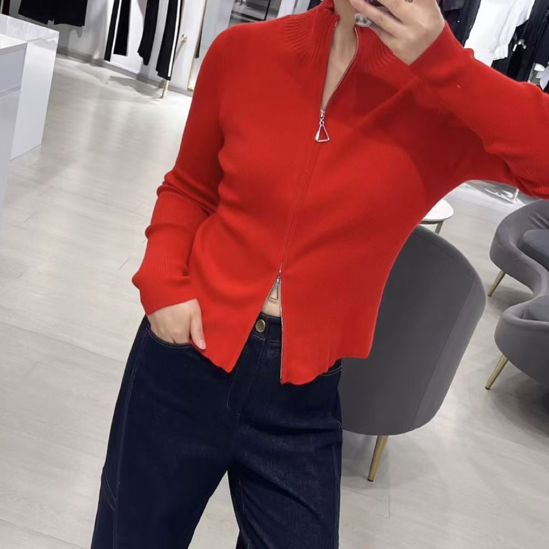 易缔媤拉链针织衫D73418WS011