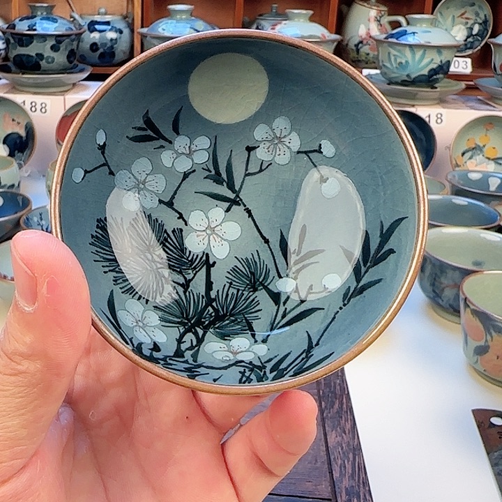 景德镇陶瓷陶瓷杯茶具主人杯