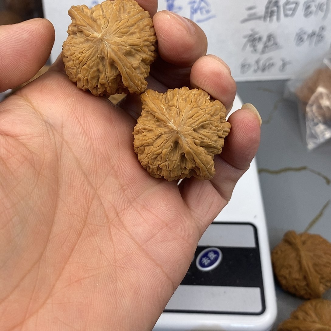 文玩核桃把件风*磨盘