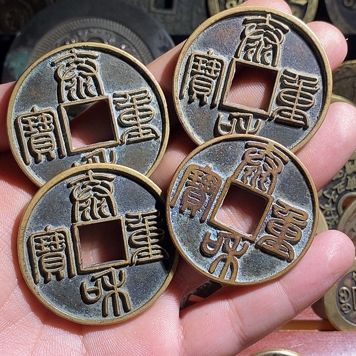 铜现代花钱工艺品工艺品