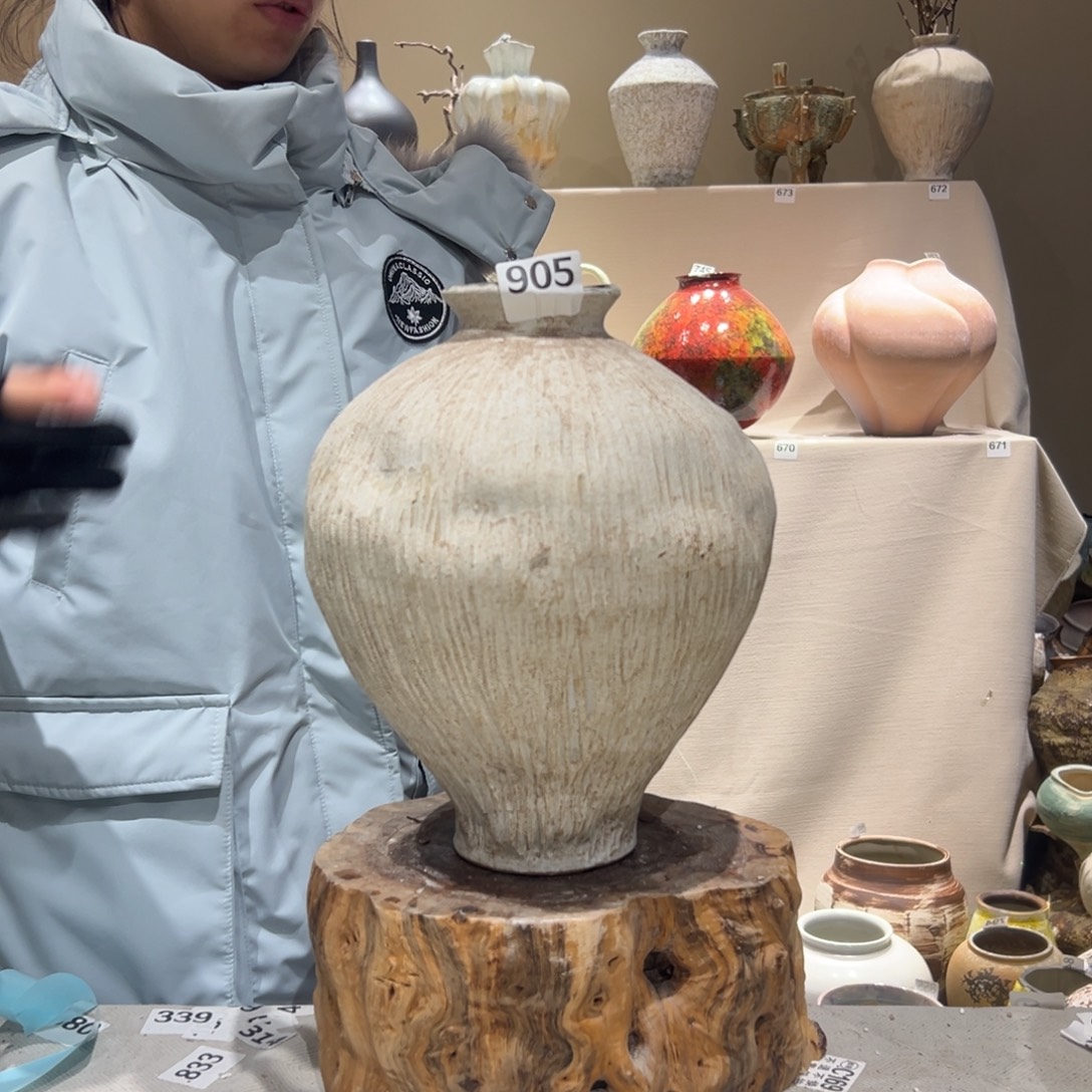 景德镇高温陶瓷花瓶摆件905花瓶摆件