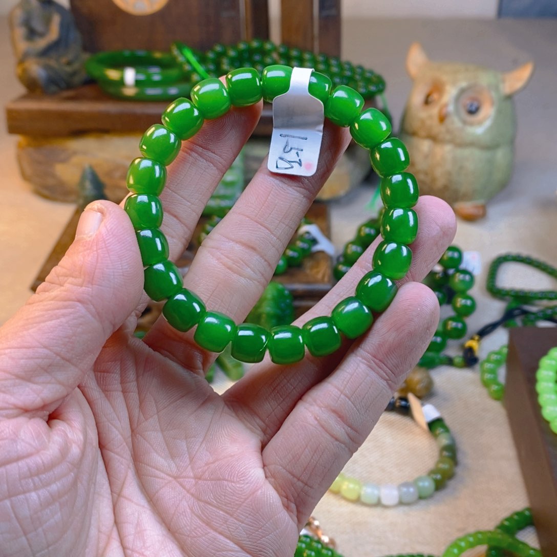 和田玉颈饰未镶嵌家****圆