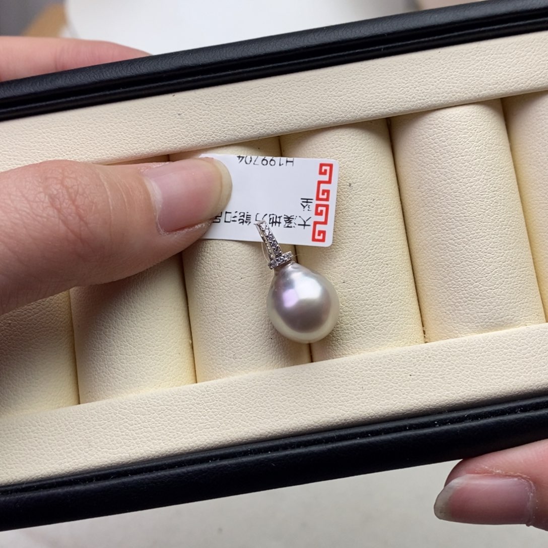 海水珍珠颈饰银S925镶嵌