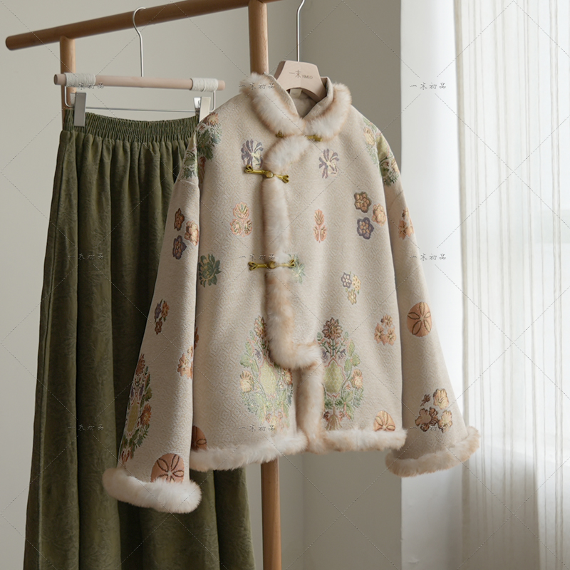 5445《惊秋》原创新中式女装国风上衣秋冬高级感独特复古外套