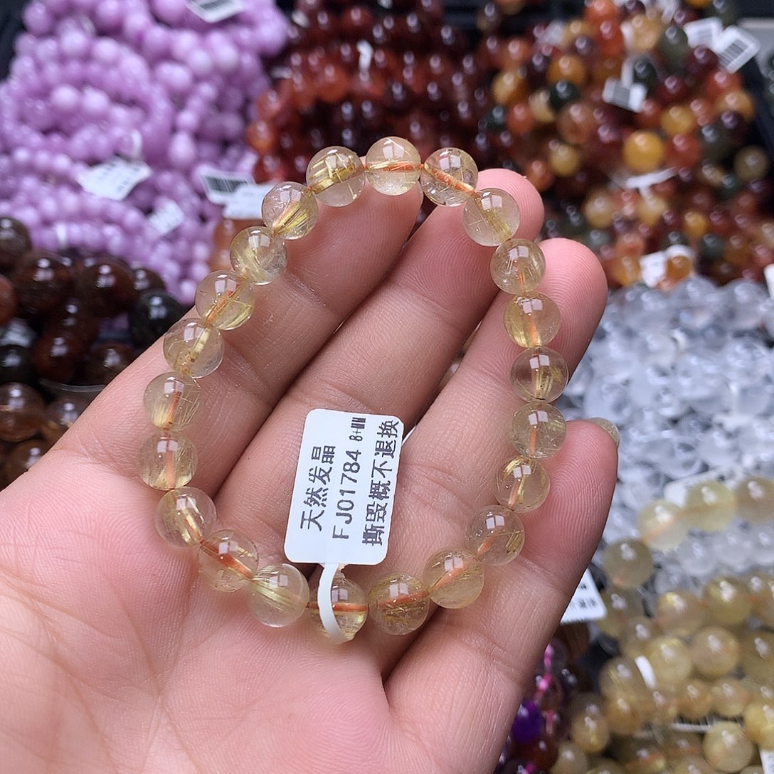 水晶未镶嵌手链，，