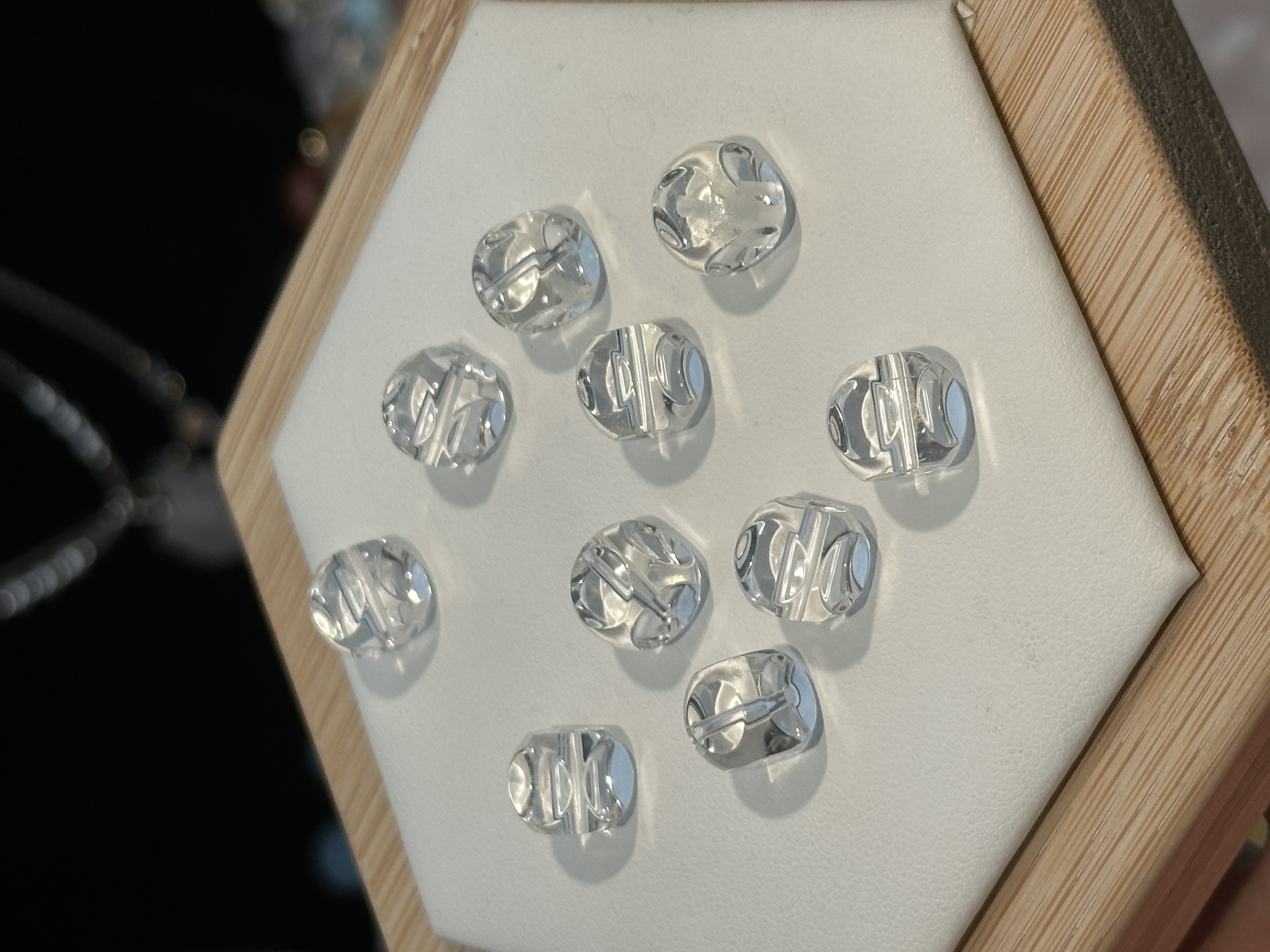 天然白水晶小方糖 意境棉diy手串配件隔珠 多样性发一