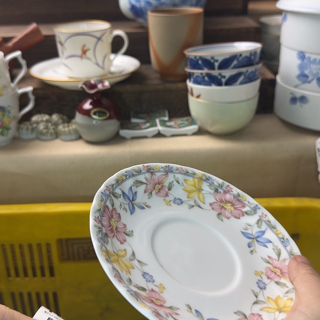 蓝***花瓷片597 回流日瓷全场满18米包邮