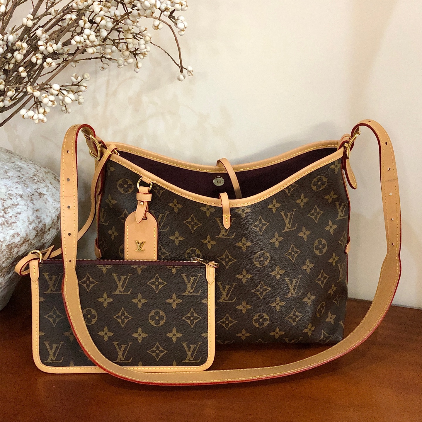 99新 LouisVuitton/路易威登 carryall小号成色看直播GSS29950