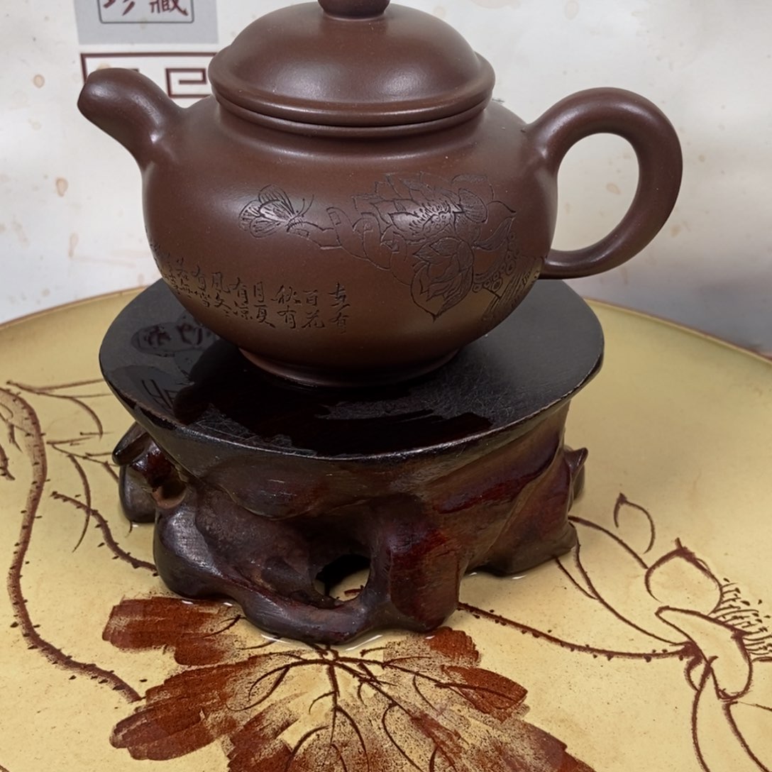 紫砂茶壶山****司全手160 容量宜兴紫砂壶