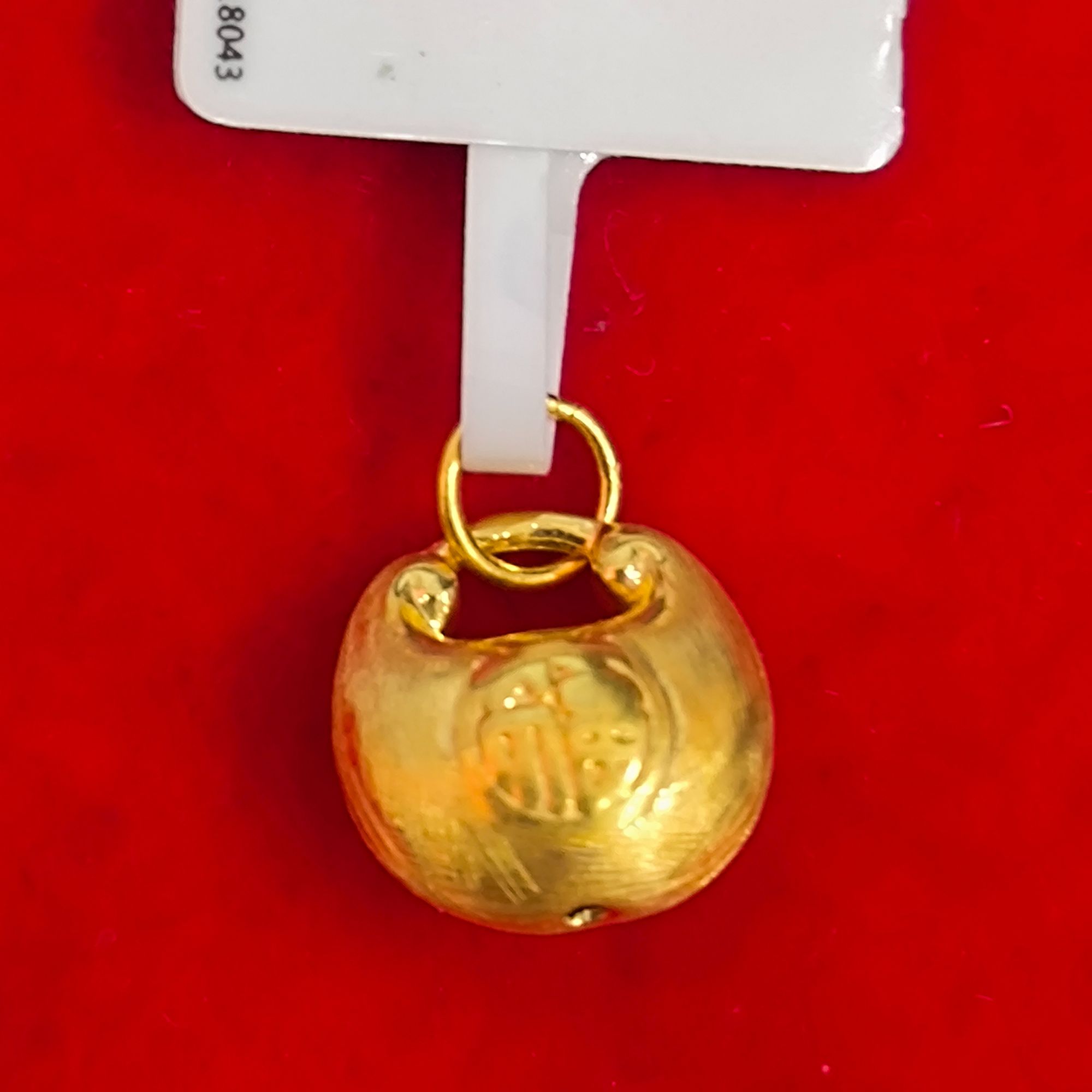 【莹莹专享】足金999 亮面胖福 GP 0.39 纳金添喜