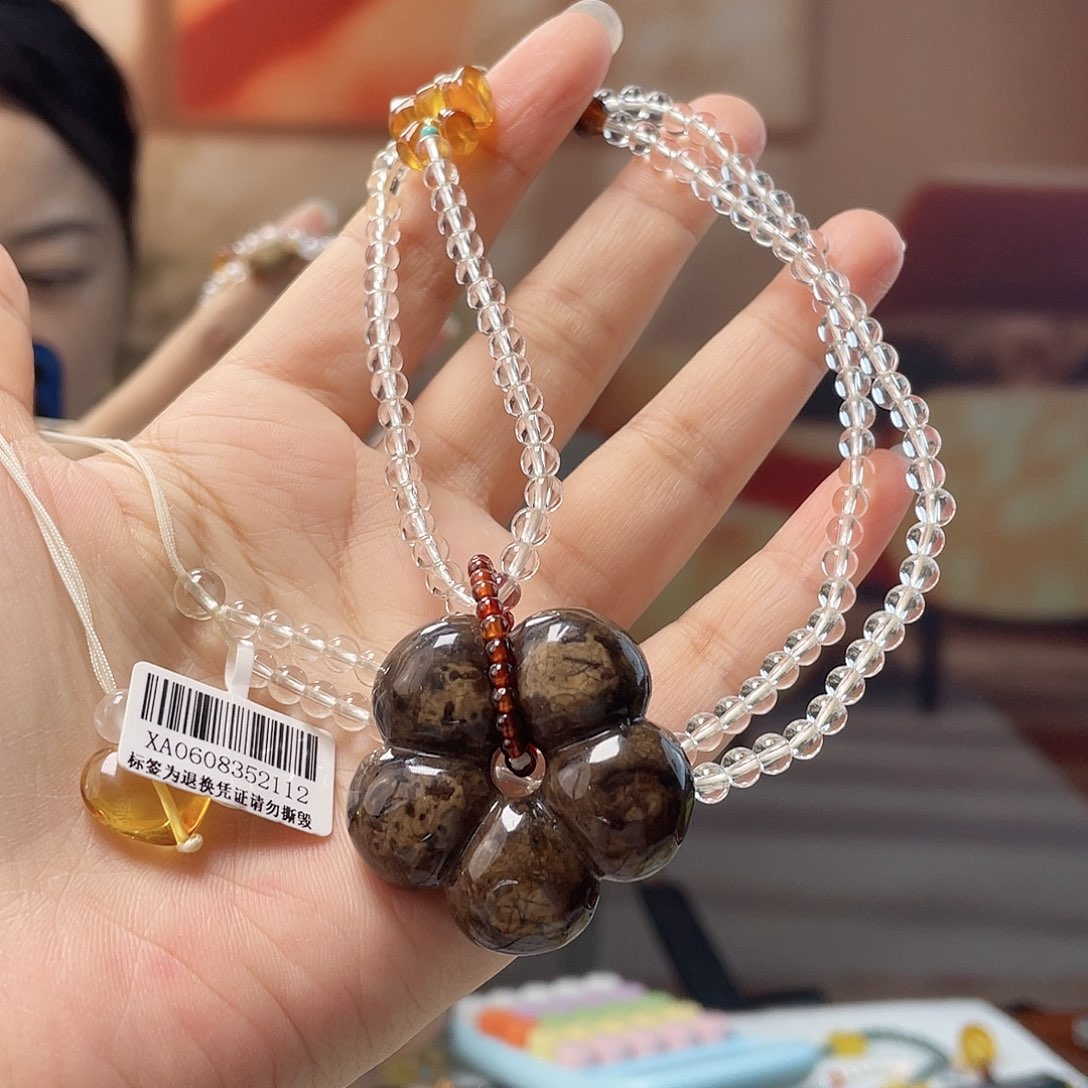 裸石琥珀未镶嵌蜜蜡吊坠