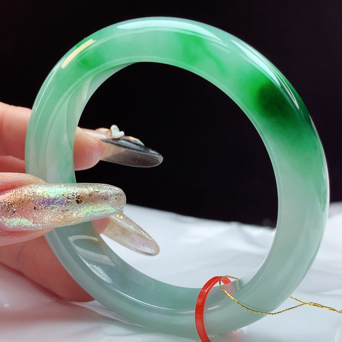 未镶嵌手镯翡翠53圈5056