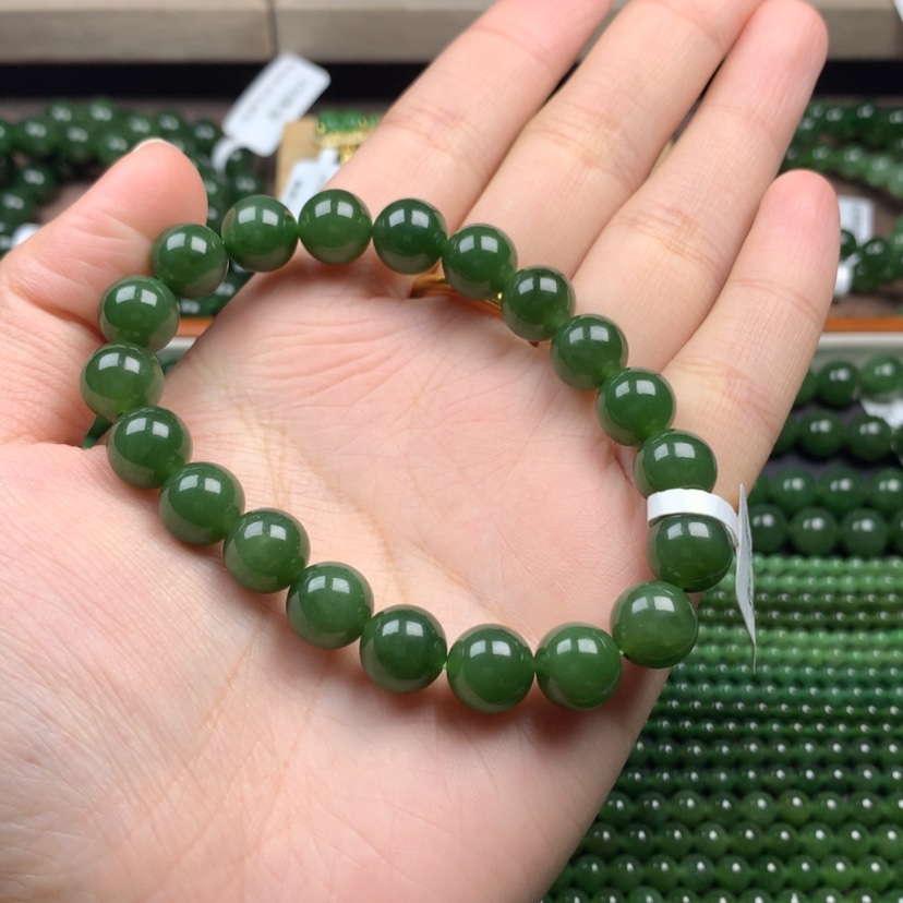 【闪购商品】和田玉（碧玉）手串未镶嵌听**?10mm