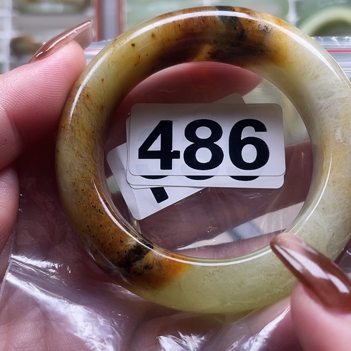 张***语蛇纹石玉未镶嵌手镯