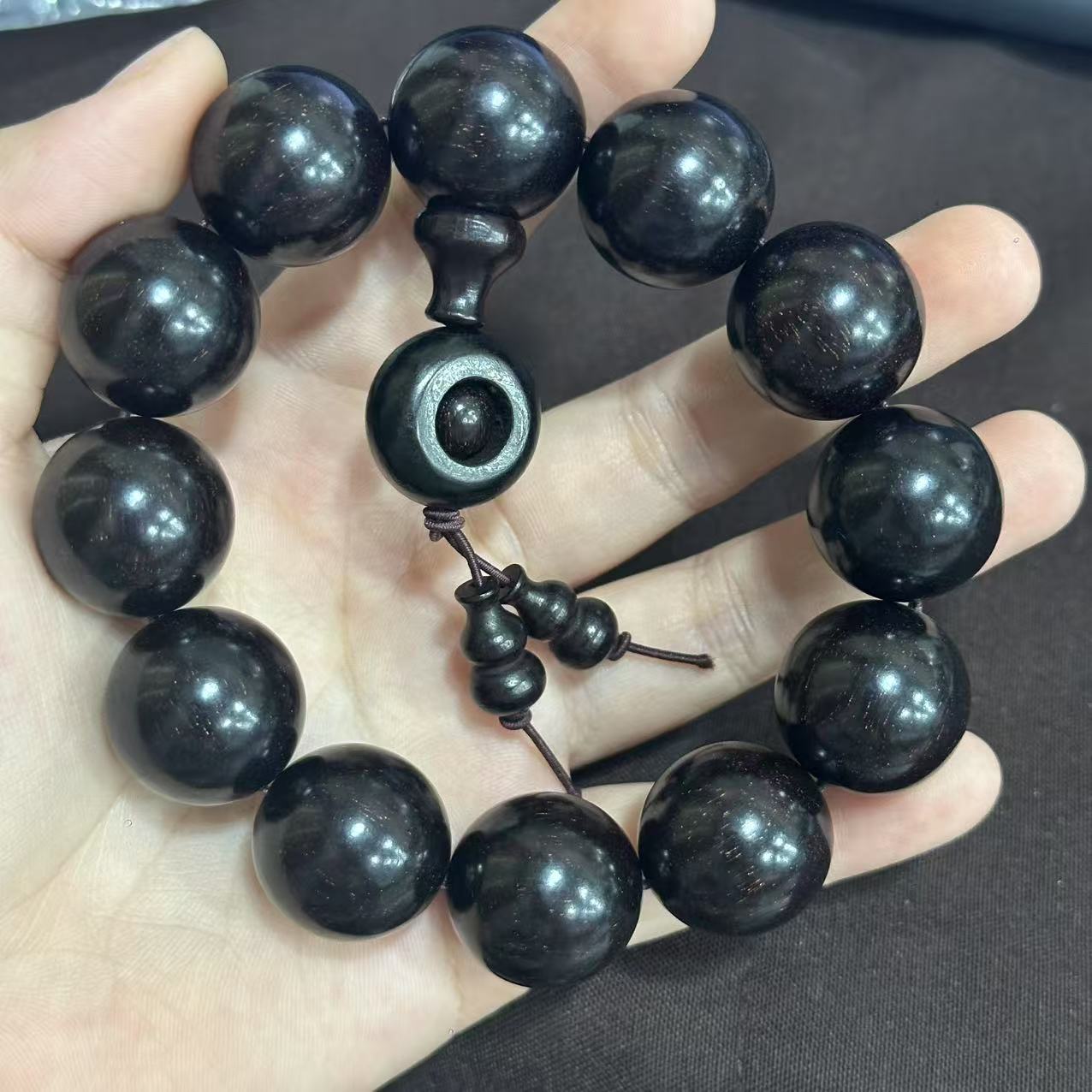 紫檀佛珠手串男女款卡20 103（无礼盒）