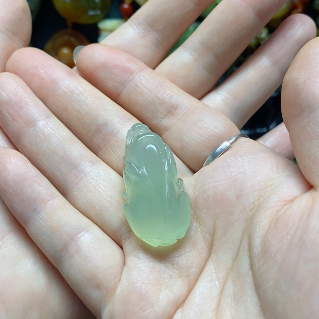 岫玉未镶嵌吊坠(赠链)@****洲